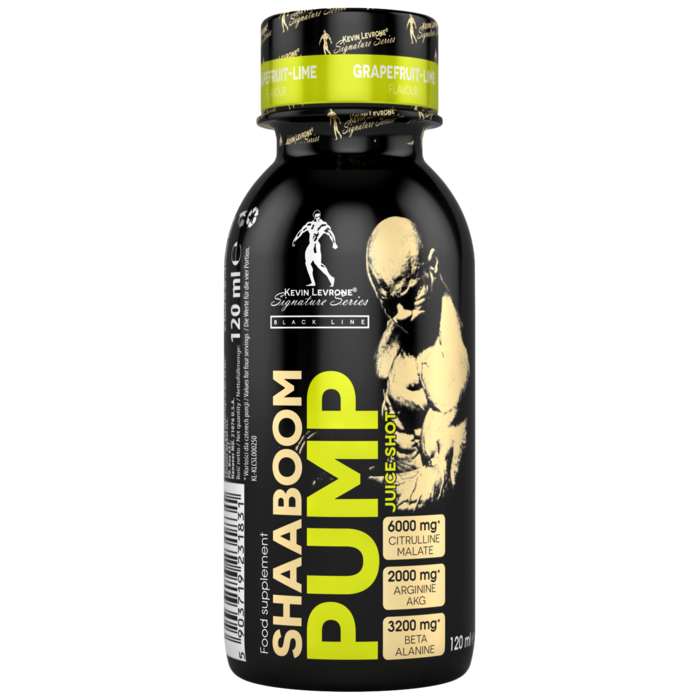 Levrone Black Kevin Levrone SHAABOOM PUMP JUICE SHOT 120 ml (energy drink) 5903719231831 | 6782-TUIWV | 6782-TUIWV