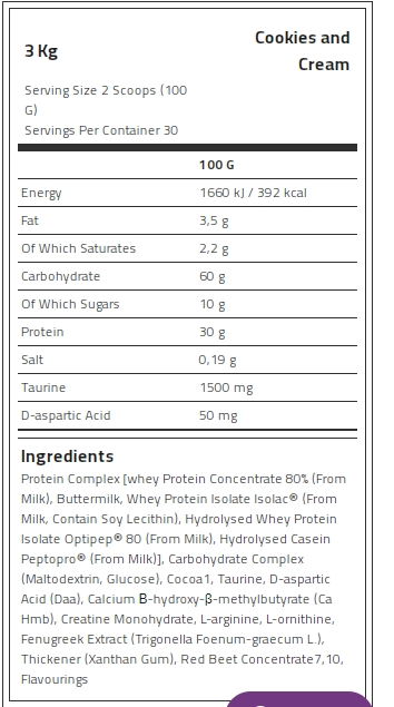 Levrone Black Kevin Levrone Anabolic Mass, 3 Kg, Contributes to a Growth in Muscle Mass | 6098-CWMUY | 6098-CWMUY