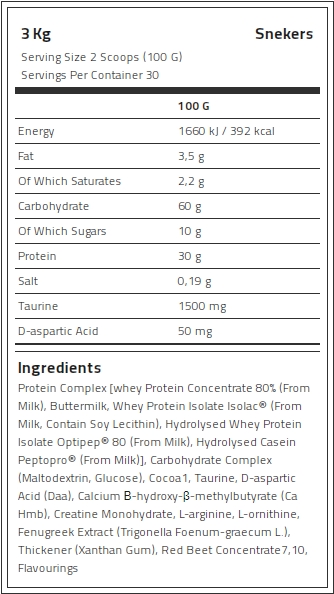 Levrone Black Kevin Levrone Anabolic Mass, 3 Kg, Contributes to a Growth in Muscle Mass | 6098-CWMUY | 6098-CWMUY