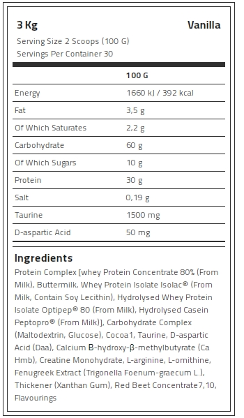 Levrone Black Kevin Levrone Anabolic Mass, 3 Kg, Contributes to a Growth in Muscle Mass | 6098-CWMUY | 6098-CWMUY
