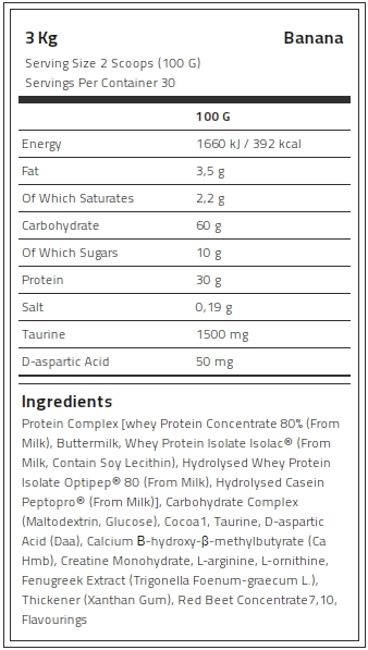 Levrone Black Kevin Levrone Anabolic Mass, 3 Kg, Contributes to a Growth in Muscle Mass | 6098-CWMUY | 6098-CWMUY