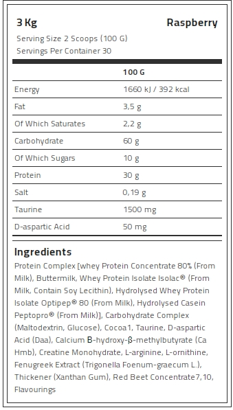 Levrone Black Kevin Levrone Anabolic Mass, 3 Kg, Contributes to a Growth in Muscle Mass | 6098-CWMUY | 6098-CWMUY