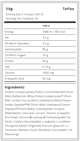 Levrone Black Kevin Levrone Anabolic Mass, 3 Kg, Contributes to a Growth in Muscle Mass | 6098-CWMUY | 6098-CWMUY