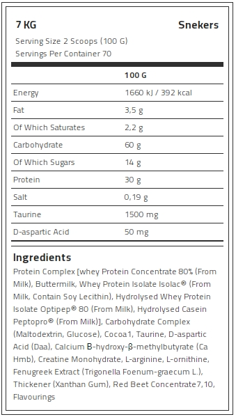 Levrone Black Kevin Levrone Anabolic Mass, 7 Kg, Contributes to a Growth in Muscle Mass | 1276-EICGA | 1276-EICGA