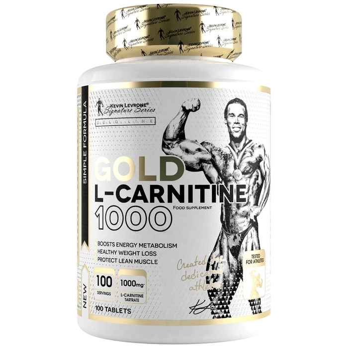 Levrone Gold Kevin Levrone GOLD L-CARNITINE 1000 100 tablets | 7635-LFRHI | 7635-LFRHI