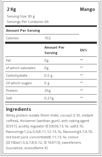 Levrone Gold Kevin Levrone 100% Gold Isolate Whey, 2 Kg, Whey Protein Isolate | 9142-KRPJG | 9142-KRPJG