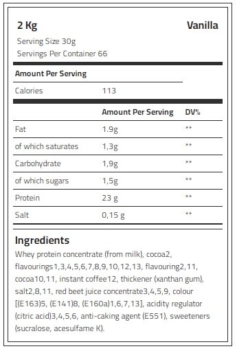 Levrone Silver Kevin Levrone Whey Supreme, Vanilla, 2 Kg, Support Strength, Support Recovery | 0163-IWPSU | 0163-IWPSU